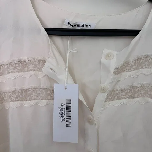 Reformation Woodson Dress (Sz 10) - Picture 6 of 7